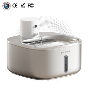 <span class=keywords><strong>Fontaine</strong></span> <span class=keywords><strong>à</strong></span> <span class=keywords><strong>eau</strong></span> automatique intelligente pour animaux de compagnie avec filtre en acier inoxydable de grande capacité, pompe silencieuse pour chats et chiens - Product Image 1