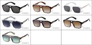 STORY STY2343M moda Double Bridge Vintage classico quadrato occhiali da sole 2025 nuove tonalità moderno uomo <span class=keywords><strong>Pilot</strong></span> occhiali da sole donna - Product Image 6