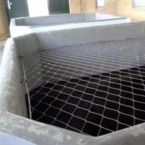 <span class=keywords><strong>Filet</strong></span> en maille <span class=keywords><strong>de</strong></span> corde simple en acier inoxydable <span class=keywords><strong>de</strong></span> haute qualité, soudage facile, installation facile, découpe personnalisée, protection des bateaux <span class=keywords><strong>de</strong></span> pêche - Product Image 5