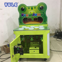 Machine de jeu d'arcade à monnayeur Whack a Frog pour enfants, avec système de récompense