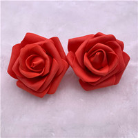 Tête de fleur artificielle en mousse de 7 cm - Cadeau festif pour la décoration de la maison - Tête de fleur artificielle pour la décoration de la maison