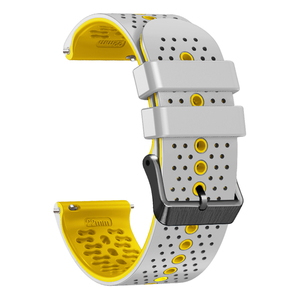 สายนาฬิกาผู้ชายสองสีขนาด 22 มม. สายนาฬิกาทดแทนสำหรับ Garmin Vivoactive <span class=keywords><strong>4</strong></span> สายนาฬิกาซิลิโคน - Product Image 5