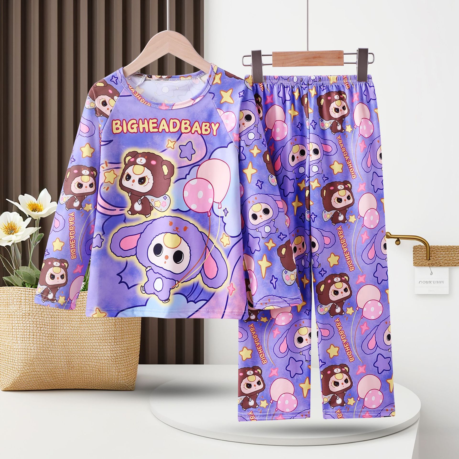 Ensemble Long XX-Ballon Violet Bébé