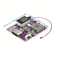 Module de circuit imprimé pour batterie externe 22,5 W à charge rapide bidirectionnelle avec affichage numérique/lumineux, prise USB Type-C, compatible PD/QC3.0/2.0