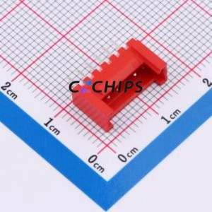 WAFER-HY2.0-6PZZ-R62 Wire-to-Board Pin Header Through hole Component (THT),P=2mm Connector 1x6P 2mm Through Hole HY - Product Image 1