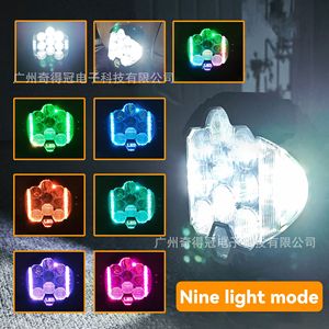 Three-Sided Rgb <b>Work</b> <b>Light</b> 7 Inch <b>Led</b> Off Road Lighting With Remote Control Waterproof For Vehicle Use - Product Image 5