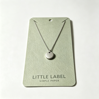 Étiquettes porte-colliers en papier multi-usages personnalisées pour les boutiques en ligne et en ligne-physique – Cartes de présentation de colliers pour merchandising
