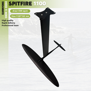 ชุดไฮโดรฟอยล์คาร์บอนเต็มรูปแบบ JFS Axis Foil Front Wing Spitfire 1100/1180/960 พร้อมโลโก้ OEM สำหรับเล่นเซิร์ฟฟอยล์ JFS SPITFIRE1100 ขายดี JFS- - Product Image 2