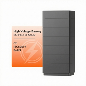 ก้อนแบตเตอรี่พลังงานแสงอาทิตย์ LFP แรงดันไฟฟ้าสูงซ้อนกัน10kWh 20kWh 192V 240V 288V 336V 384V แบตเตอรี่ลิเธียมไอออนเก็บพลังงาน - Product Image 1