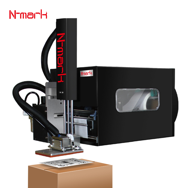 N-mark Automatic Side Printing Factory Labeling Printer, Print & Apply Flag Labeling Machine