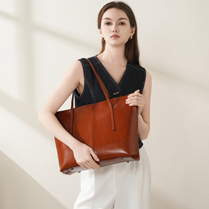 <span class=keywords><strong>Borse</strong></span> a tracolla in pelle da ufficio da donna di lusso con chiusura a cerniera <span class=keywords><strong>borse</strong></span> da viaggio - Product Image 3