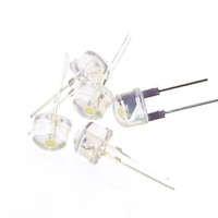 F8 8 MILLIMETRI Cappello di Paglia Bianco LED Luminoso Eccellente Light Emitting Diode Evidenziato Bianco 0.5W Astigmatismo