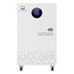 แบตเตอรี่ลิเธียม LiFePO4 15kWh กล่องแบตเตอรี่แบบชาร์จพลังงานแสงอาทิตย์ 48V 300Ah หน้าจอสัมผัสสี พร้อมขาตั้งพื้น 6000 รอบการใช้งาน LVTS-512300-G3 - Product Image 2