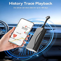 Dispositivo de Rastreo GPS para Vehículos con Función SOS, Corte Remoto de Combustible, Detección ACC y Mapa de Google 4G en Tiempo Real