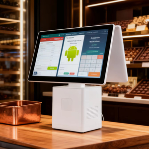 Sistema <span class=keywords><strong>POS</strong></span> All-In-One con Doppio Schermo Touch Capacitivo, Windows 10/11 e <span class=keywords><strong>Android</strong></span>, Registratore di Cassa e Stampante, Garanzia di 1 Anno - Product Image 1