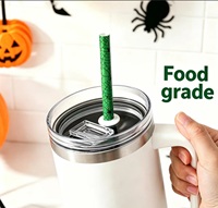 Collection d'étéaux à boire écologiques pour Halloween, en matériau PP et réutilisables, parfaites pour les rassemblements