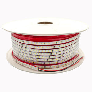 <span class=keywords><strong>Bande</strong></span> lumineuse <span class=keywords><strong>LED</strong></span> SMD2835, sans pilote haute tension, 110V 220V, auto-adhésive, ultra-lumineuse, linéaire, souple et flexible pour la maison - Product Image 1