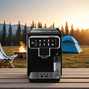 One Touch Fully Automatic Milk Frother Intelligent Smart EspressoCoffee Roasting <b>Maker</b> Machine One Touch Fully Automatic Milk F - Product Image 4