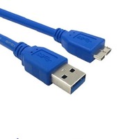 Cable USB 3.0 a Micro B, Cable de Carga y Sincronización de Datos de Alta Velocidad para Disco Duro Externo, Cable Conector Micro B USB 3.0 Rápido