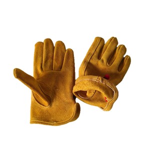 <strong>Children</strong> <strong>Gardening</strong> <strong>Gloves</strong> Cowhide Anti-Thorn Puncture-Resistant Stab-Proof Abrasion-Proof Heat-Resistant Labor Protection - Product Image 5