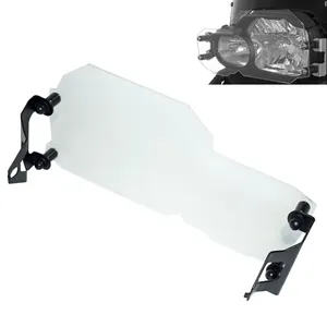 Motocicleta transparente faro cubierta protectora faro parrilla guardia protectora para BMW F650GS F700GS F800GS F800R 2008-2017