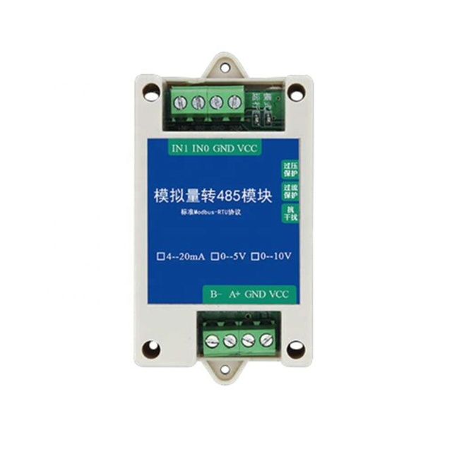 10/12 Bit AD Multi Channel 4-20Ma 0-5V 0-10V PLC Analog I/O Input to RS485 Modbus RTU TCP Converter Module