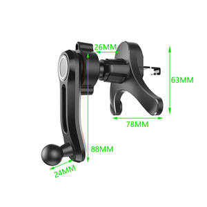 Supporto Universale Originale per <span class=keywords><strong>Cellulare</strong></span> da Auto, da Bocchetta dell'Aria, con <span class=keywords><strong>Collo</strong></span> Flessibile e Rotazione a 360°, Regolabile - Il Più Venduto - Product Image 5