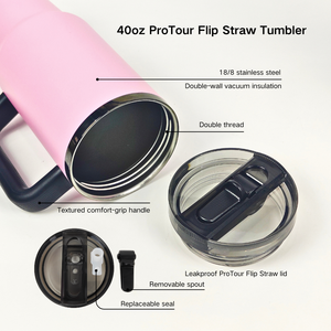 Taza recubierta <span class=keywords><strong>de</strong></span> polvo a prueba <span class=keywords><strong>de</strong></span> fugas <span class=keywords><strong>de</strong></span> nuevo diseño, <span class=keywords><strong>tazas</strong></span> <span class=keywords><strong>de</strong></span> vaso <span class=keywords><strong>de</strong></span> San Valentín rosa <span class=keywords><strong>de</strong></span> cabra <span class=keywords><strong>Messi</strong></span> <span class=keywords><strong>de</strong></span> acero inoxidable <span class=keywords><strong>de</strong></span> 40oz con tapa <span class=keywords><strong>de</strong></span> paja abatible ProTour - Product Image 2