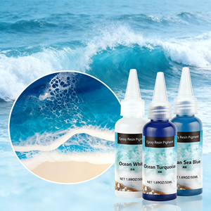 Pasta de Pigmento de Resina Epoxi, Tinte Concentrado para Ondas Oceánicas, Lacerado, Posavasos - Epoxi Opaco para Arte DIY, Resina UV, Pintura - Product Image 1