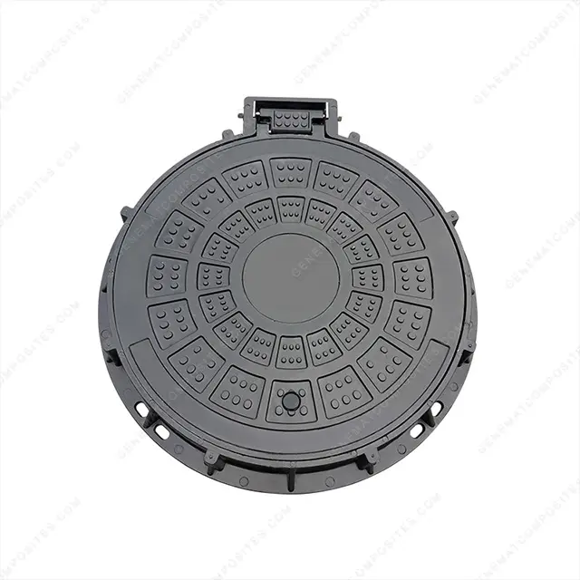 Plastic Water Tank Cover Smc Manhole Cover 800mm D400 Well Cover Mould