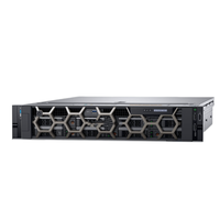 Serveur Rack 2U R740 d'occasion en promotion avec double processeur 6130, 256 Go DDR4, 2*3.84T SSD SATA, H730P, iDRAC, double alimentation 750W en stock