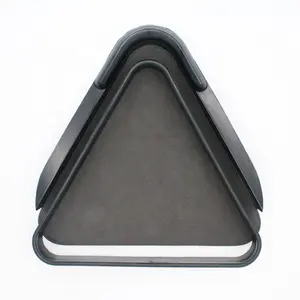 2-In-1 Zwart Plastic Driehoekig Dienblad Voor Zwembad En Biljart Voor Snooker-En Biljartspellen