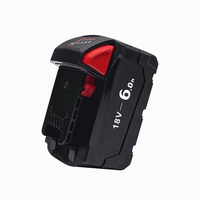 Batterie de remplacement pour outil électrique sans fil haute capacité 18V 10 cellules 6.0Ah Batterie lithium-ion rechargeable pour Milwaukee
