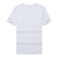 T-shirts Homme Vierge en Gros de Haute Qualité 100 % Coton, Impression Personnalisée Logo Uni Noir