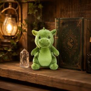 Peluche de Dragón Verde Personalizado, Lindo Animal Mítico de Peluche, Diseño de <span class=keywords><strong>Dinosaurio</strong></span> Alado Realista, Fabricante Mayorista OEM ODM - Product Image 5