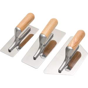 เกรียงสเตนเลสขัดเงาเวเนเชียน3ชิ้นเครื่องมือทาสีฉาบปูนตกแต่งมือพร้อมด้ามไม้และใบมีด - Product Image 2