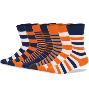 <span class=keywords><strong>Chaussettes</strong></span> en coton rayées <span class=keywords><strong>grande</strong></span> <span class=keywords><strong>taille</strong></span> pour hommes, <span class=keywords><strong>chaussettes</strong></span> tricotées pour l'automne, logo personnalisé, design coloré - Product Image 2