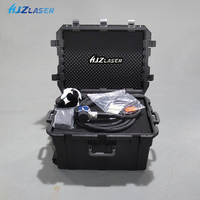 Máquina de limpieza láser de pulso de 300W/200W para pintura de óxido, eliminación de aceite, limpiador de pulso láser de madera y Metal