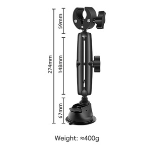 Supporto a ventosa singolo PULUZ con morsetti a pinza per GoPro, Insta360, DJI e altre action cam - Product Image 2