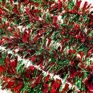 New Christmas decoration 2-meter <b>wool</b> strip <b>red</b> and green party flower festival decoration color strip wholesale - Product Image 4