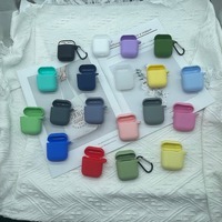 Pour Airpods 1/2, étui de protection en silicone, housse de casque pour airpods