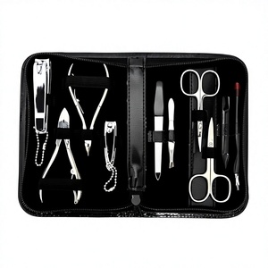 14pcs Luxurious Stainless Steel Manicure <b>Pedicure</b> <b>Set</b> Man Woman Beauty Care Kit Made in China - Product Image 3