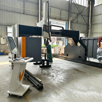 Ligne de découpe automatique professionnelle de profilés en fibre laser CNC pour poutres en H et tôles, de fabrication chinoise, pour usage intensif