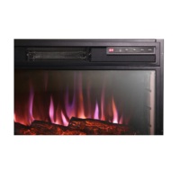 Chauffage de cheminée électrique LED w, poêle à insertion de flamme, décoration d'usine, en fonte