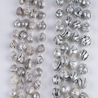 Vente en gros de perles baroques naturelles de qualité A, 18 cm, 11-13 mm, 13-15 mm, brins de perles blanches pour la fabrication de bijoux