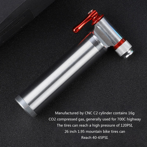 휴대용 16g CO2 팽창기 비상 도로 산악 자전거 에어 타이어 펌프 소형 편리한 자전거 펌프 - Product Image 4