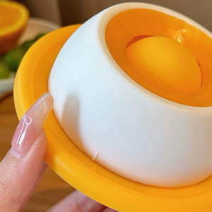 Ciotola Moderna per Gatti in Plastica Ecologica Yun, Design Arrotondato, Motivo Solido, Leggera, per Divertimento e Auto-Ideellazione, Resistente ai Morsi - Product Image 3