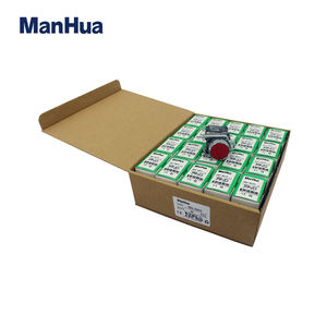 <span class=keywords><strong>ManHua</strong></span> नई शैली अच्छी गुणवत्ता XB4 श्रृंखला लाल रंग पुश बटन स्विच XB4-BA42 - Product Image 6