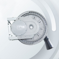 Enrouleur de Tuyau d'Évacuation Électrique Automatique avec Amortisseur, Diamètre 76mm, Longueur 8m, Puissance du Ventilateur 550W, Certifié CE ISO9001 pour Réparation Professionnelle
