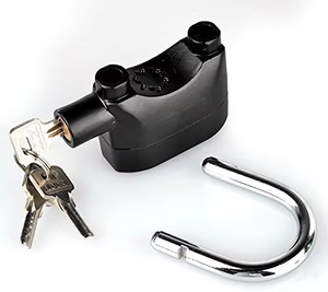 Cerradura de alarma, pestillo de seguridad antirrobo de <span class=keywords><strong>110</strong></span> DB, pestillo <span class=keywords><strong>para</strong></span> motocicleta y bicicleta, cerradura de alarma con sirena de seguridad universal, con 3 llaves - Product Image 3